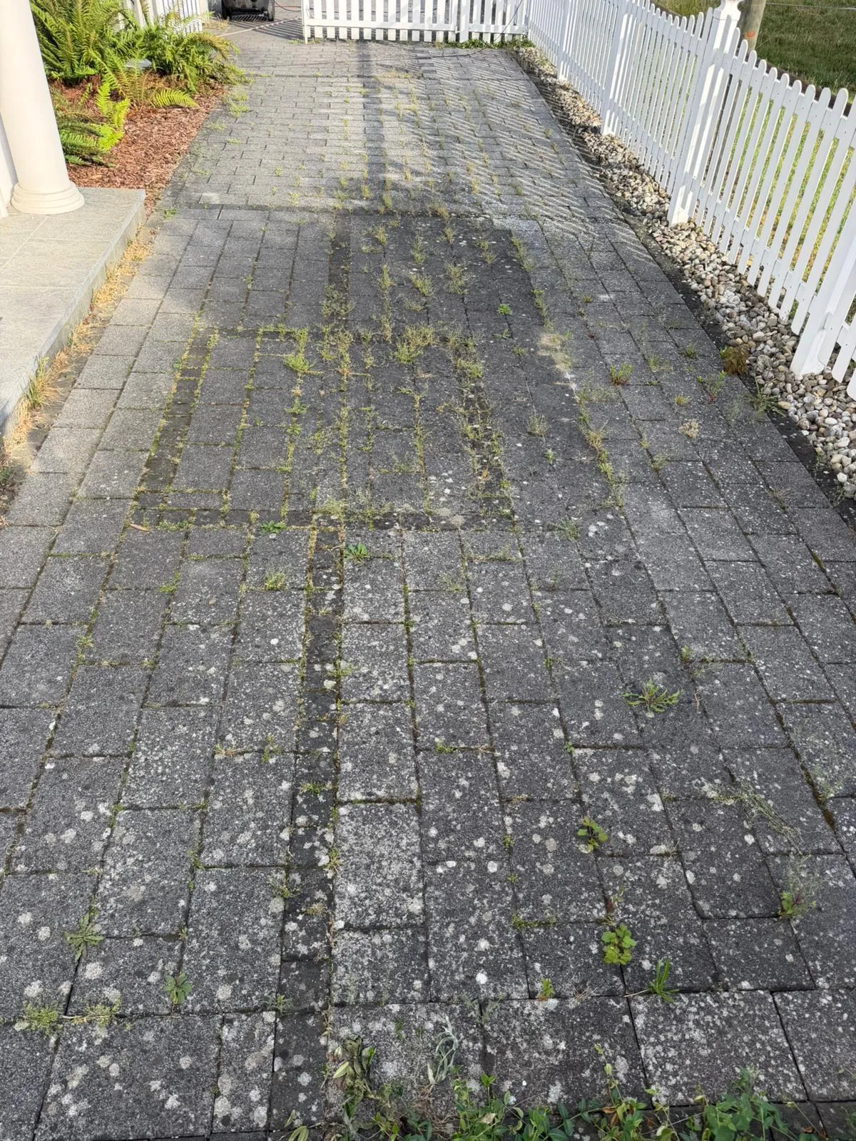 Terrasse vor der Reinigung – Arbon